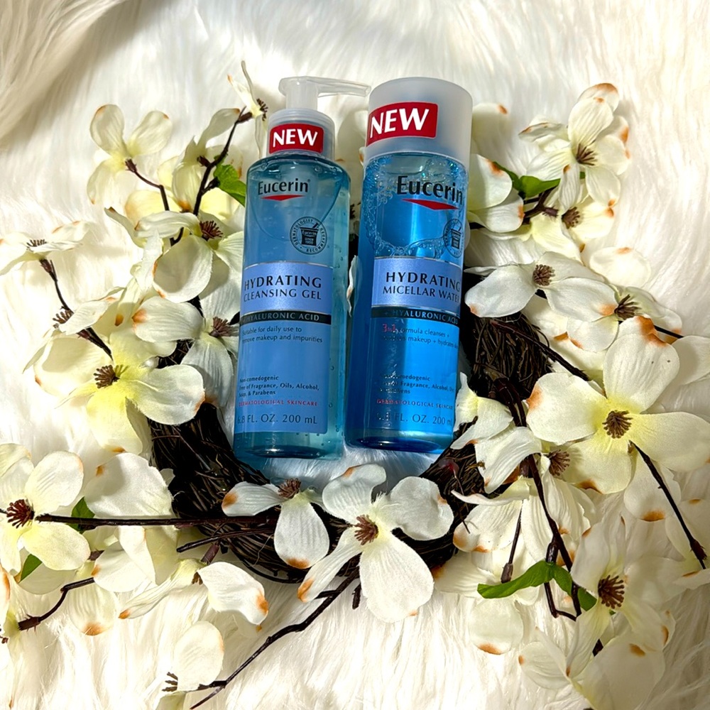 NEW Eucerin Hydrating/Cleansing gel Set